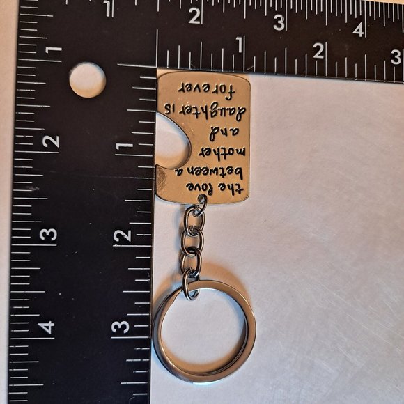 Family Keychains Mother Father Daughter Key Ring Gift Set - Picture 7 of 9